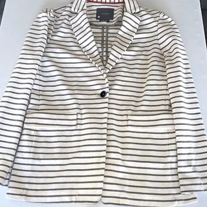 Anthropologie cotton blazer